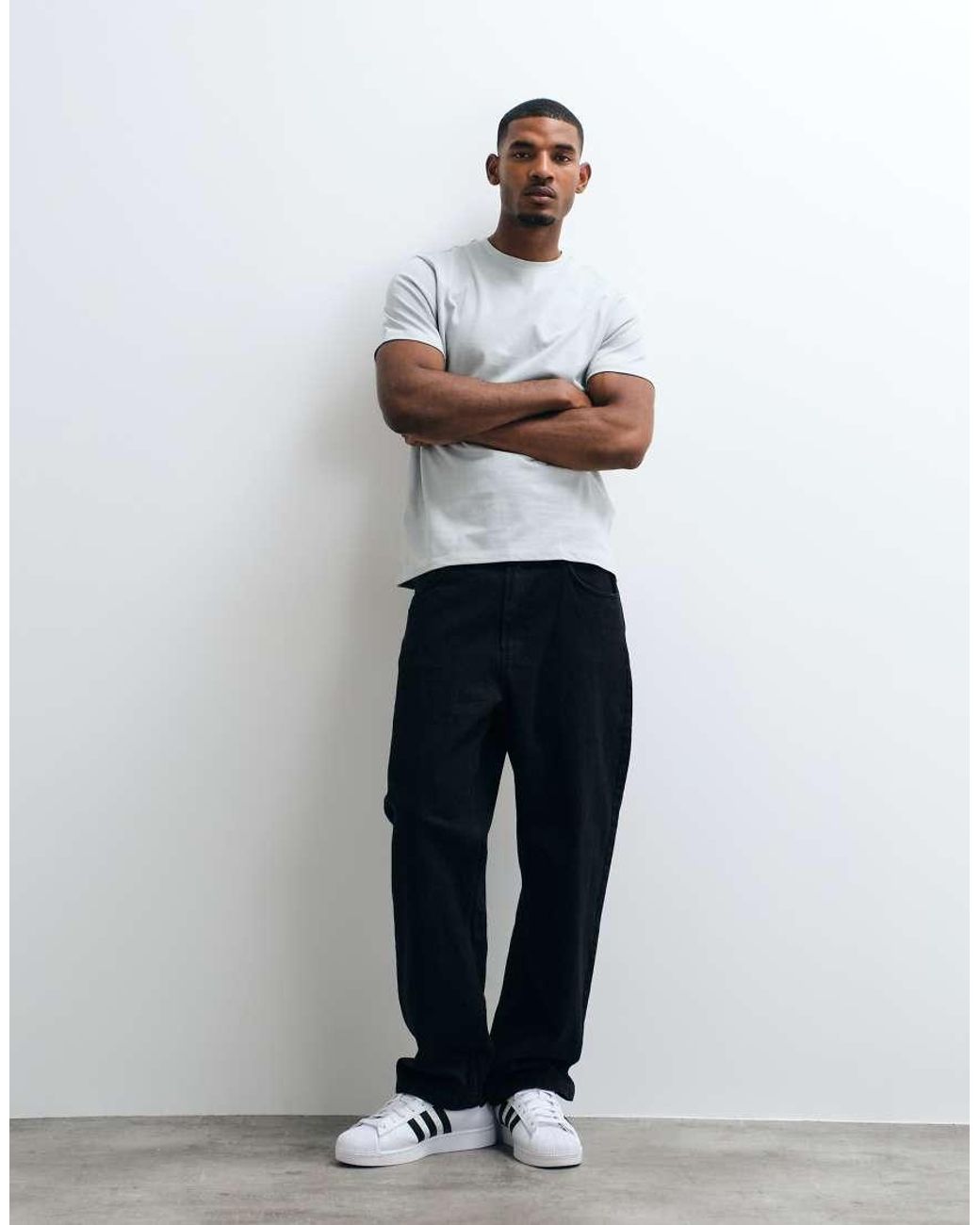 ASOS White Heavyweight Regular Fit T-shirt for men