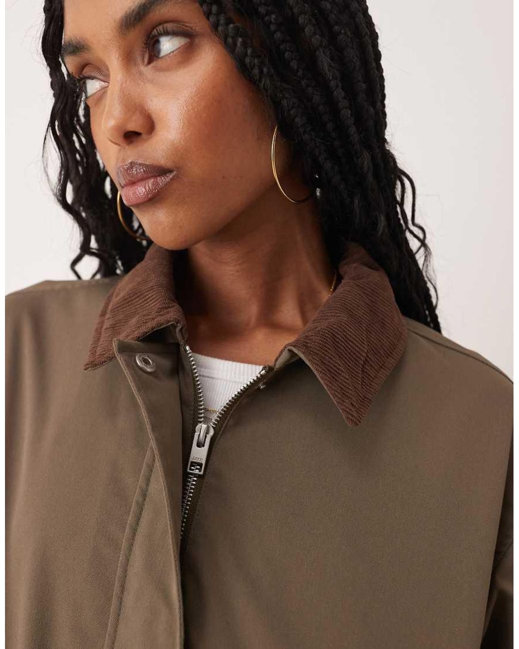 JJXX Brown Workwear Barn Jacket
