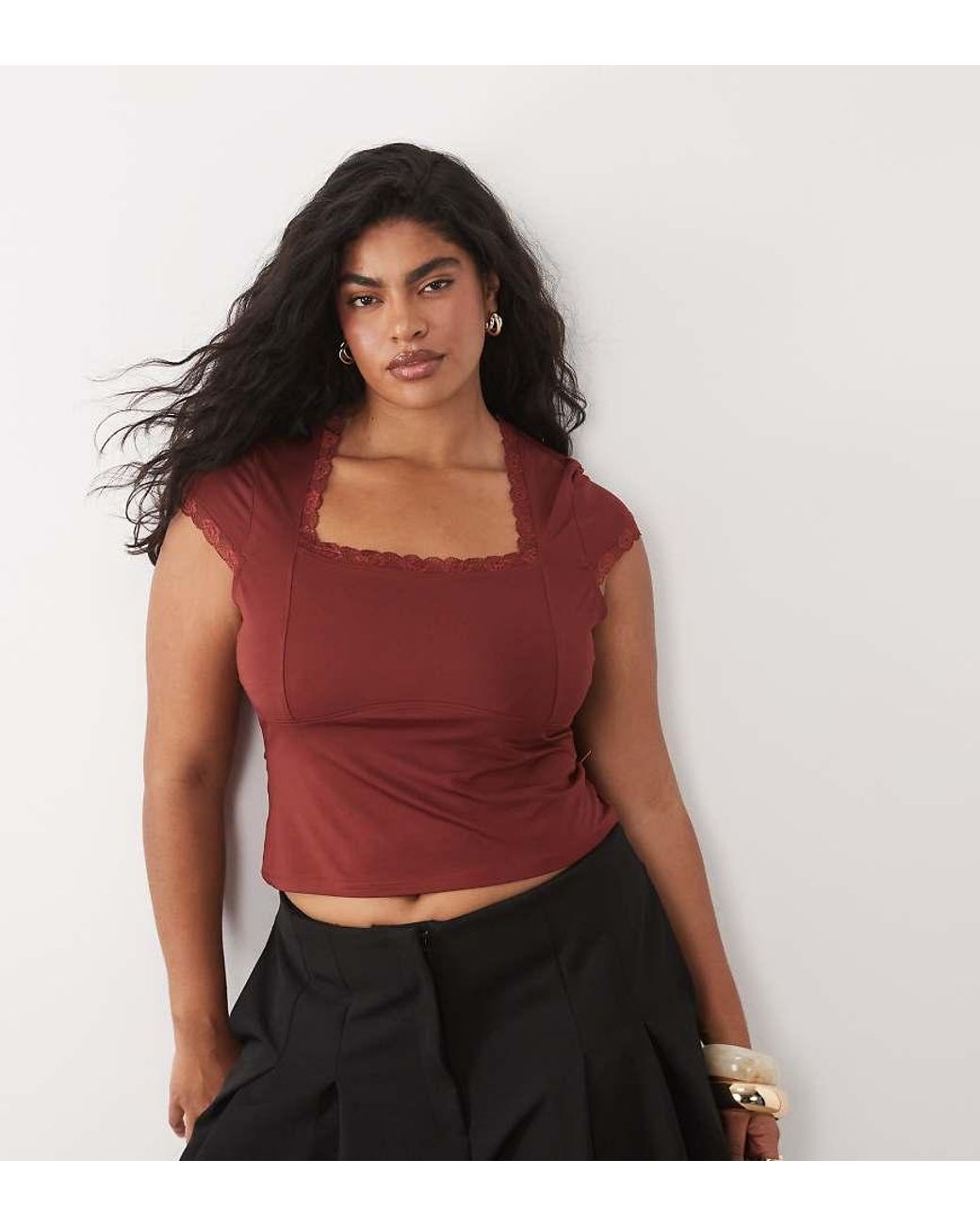 Asos Design Curve ASOS de color Red