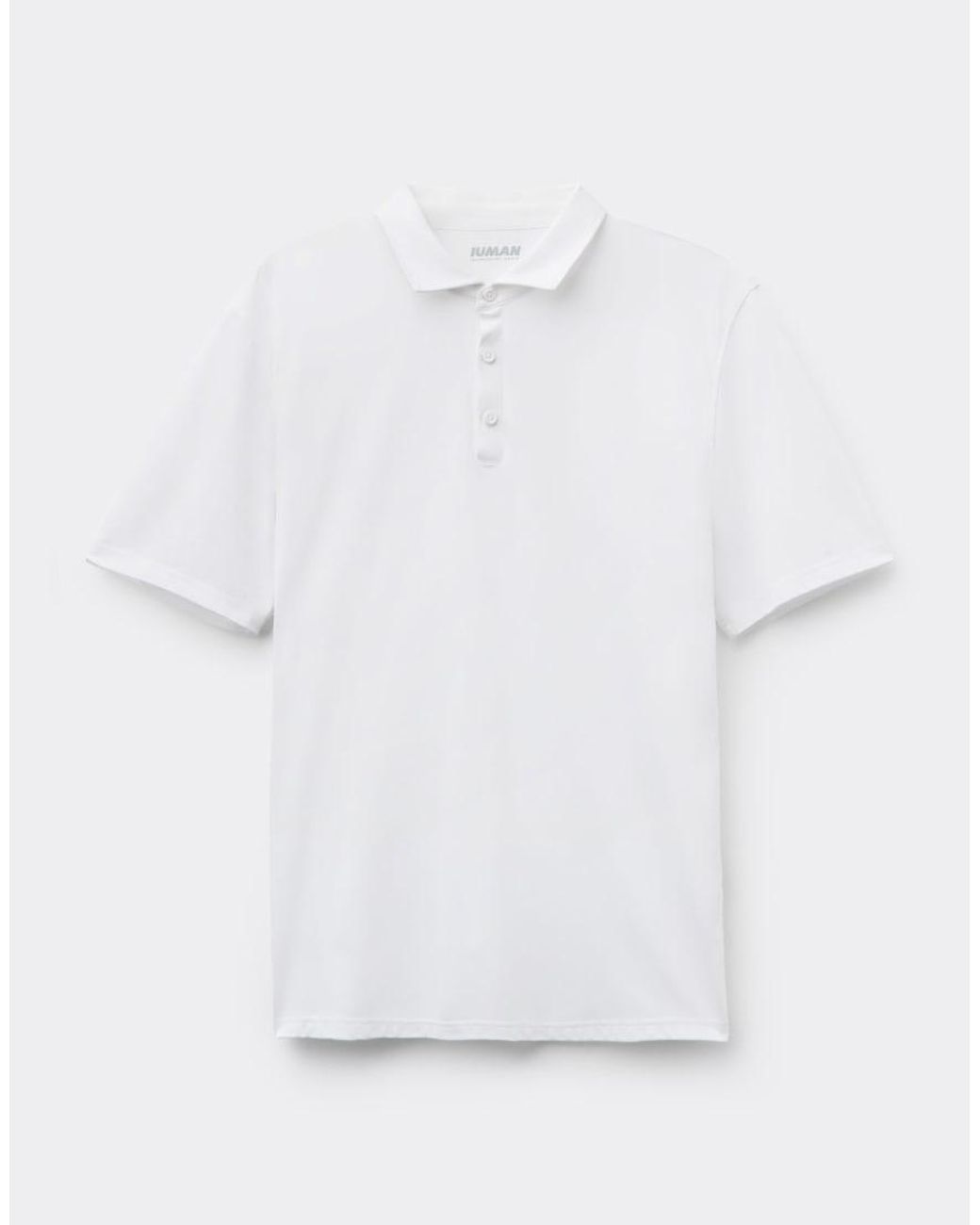 Intimissimi White Non-Iron Polo for men