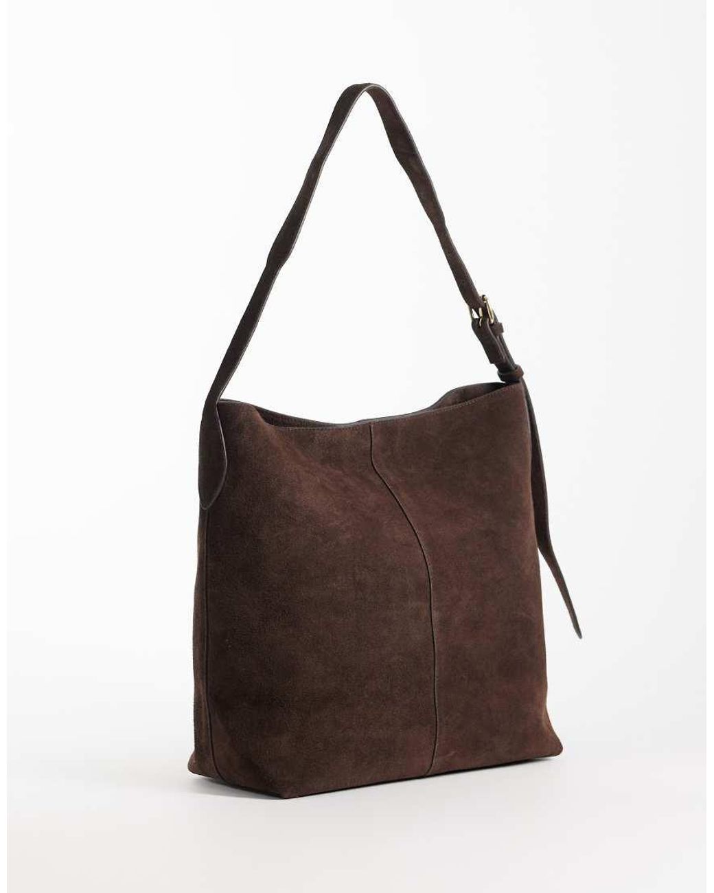 ASOS Brown Suede Bucket Bag