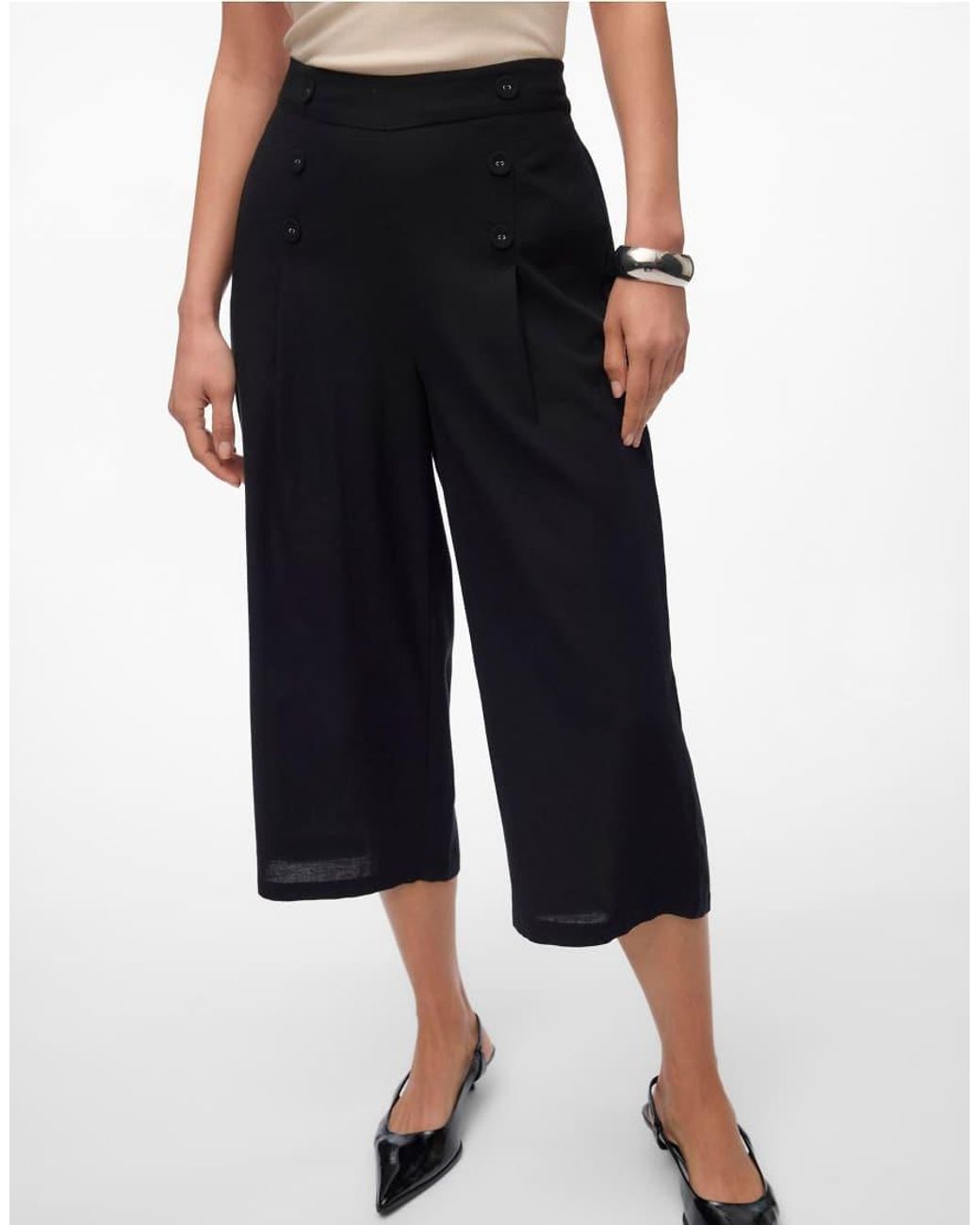 Vero Moda Blue Culotte Trousers