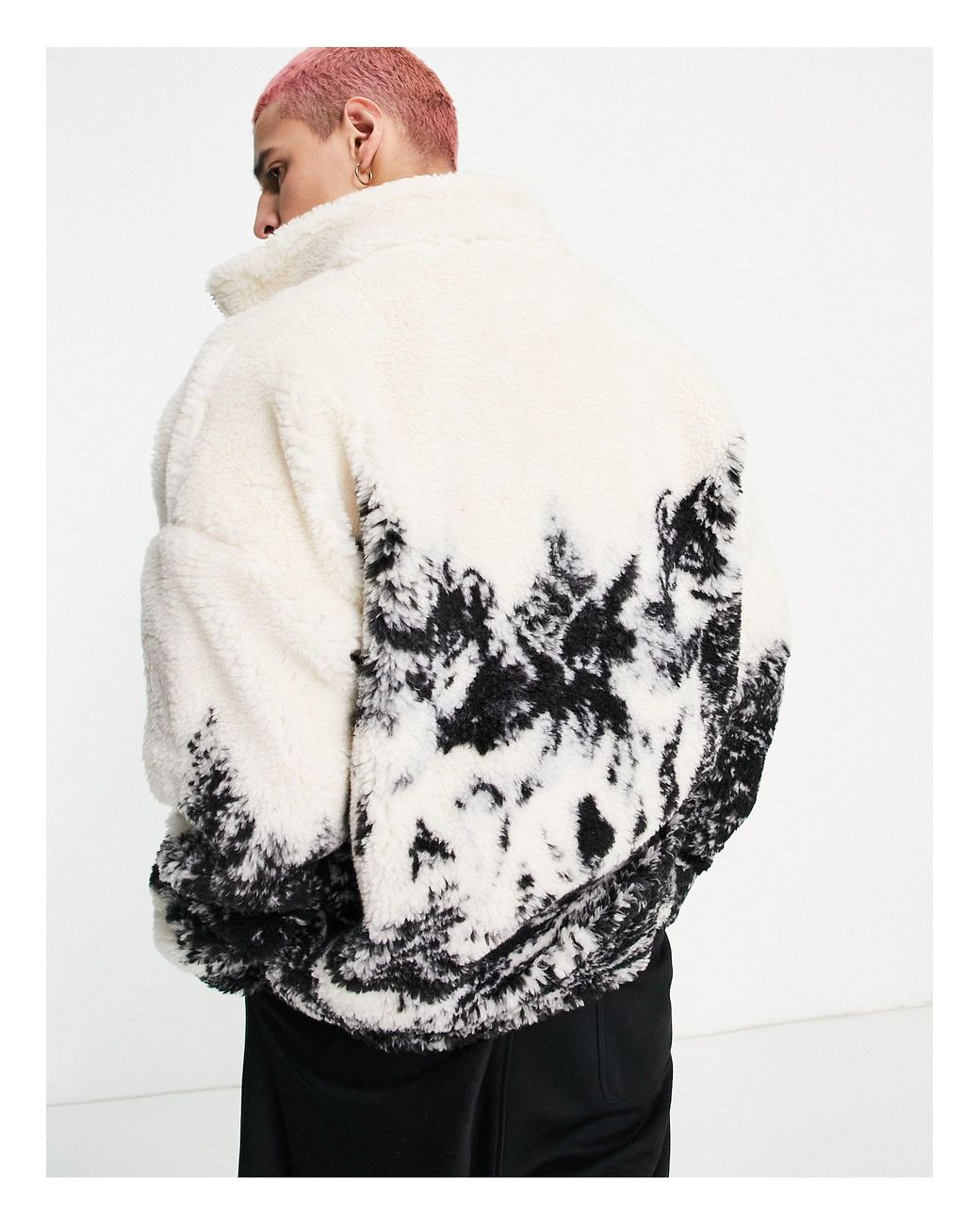 Jaded London Borg Jacket With Wolf 