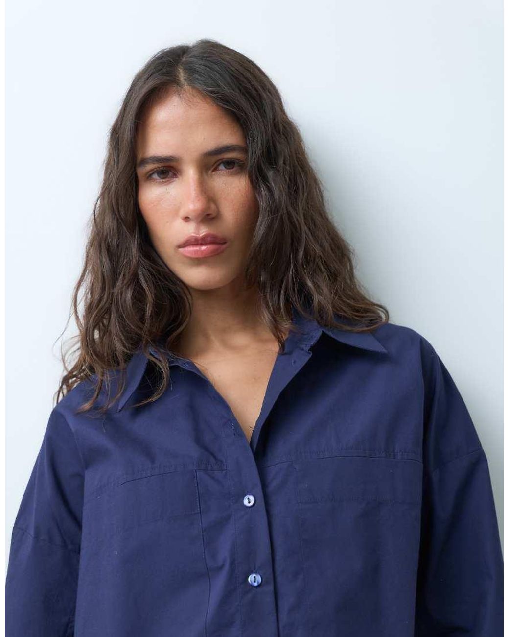 Camicia Corta di ASOS in Blue