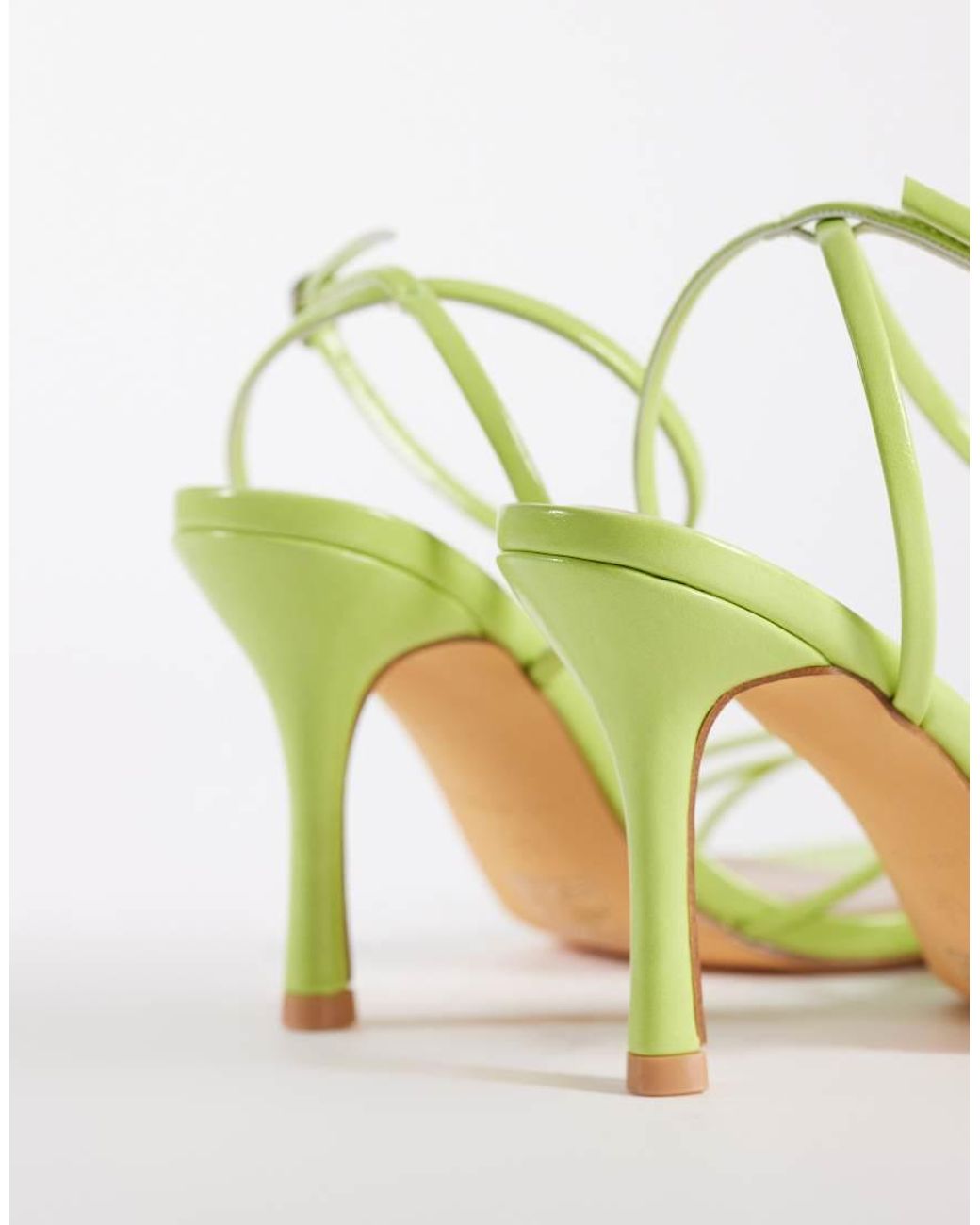 SEQWL Metallic Lolly Heeled Sandals