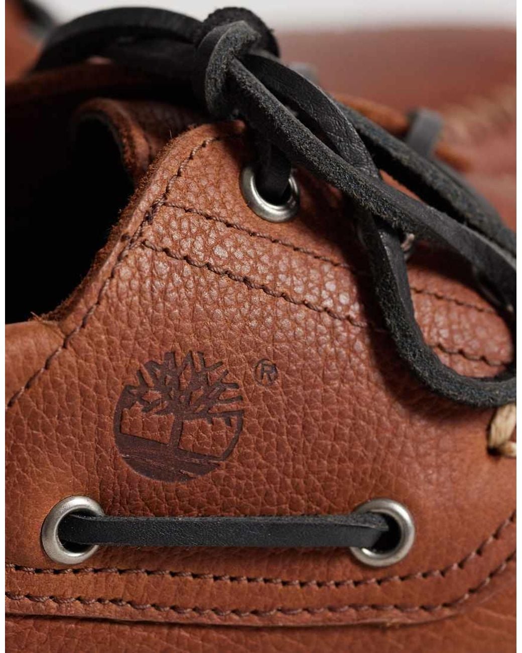 Timberland Brown Authentic 3 Eye Boat Shoe for men