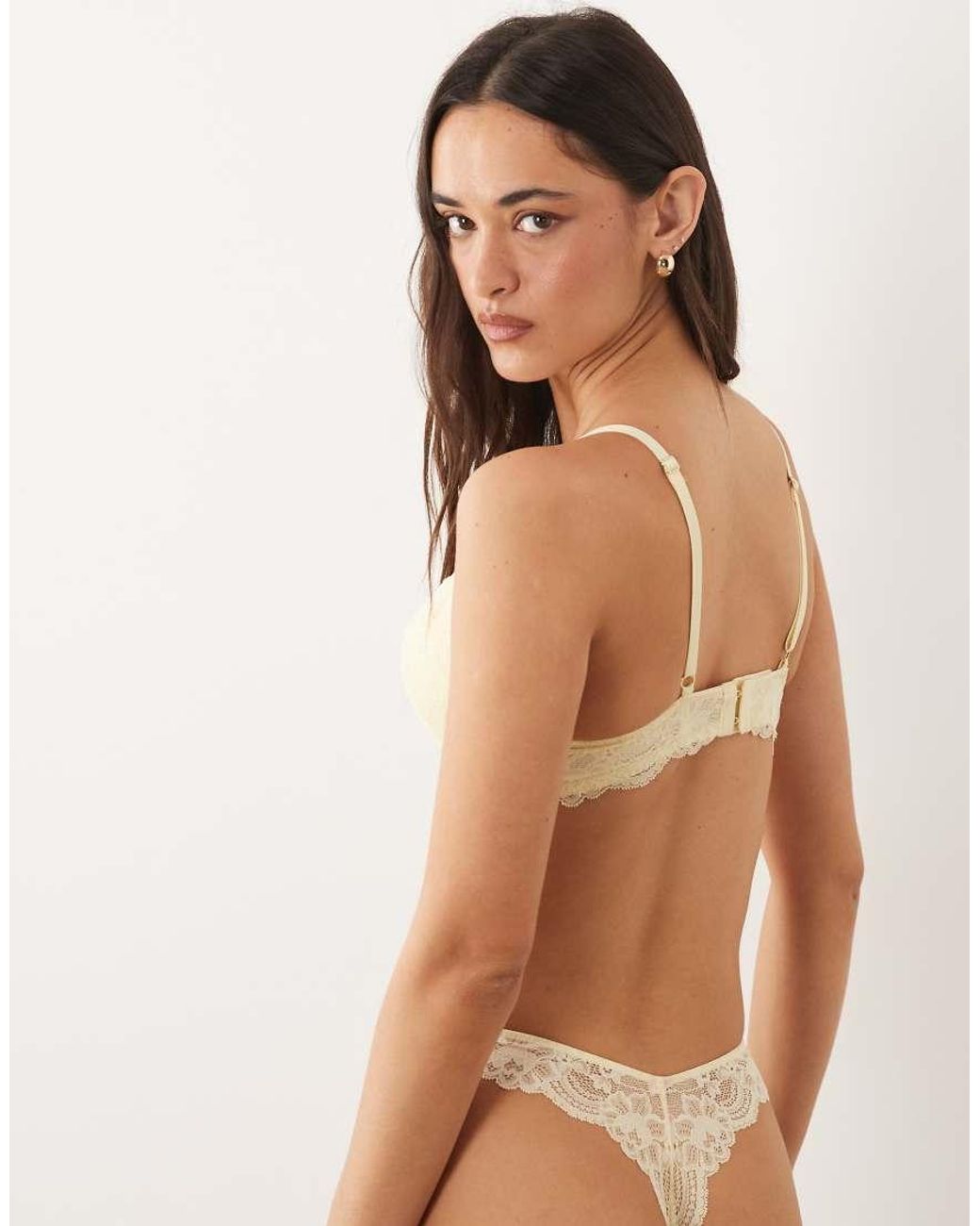 Boux Avenue Natural Aliyah Lace Thong