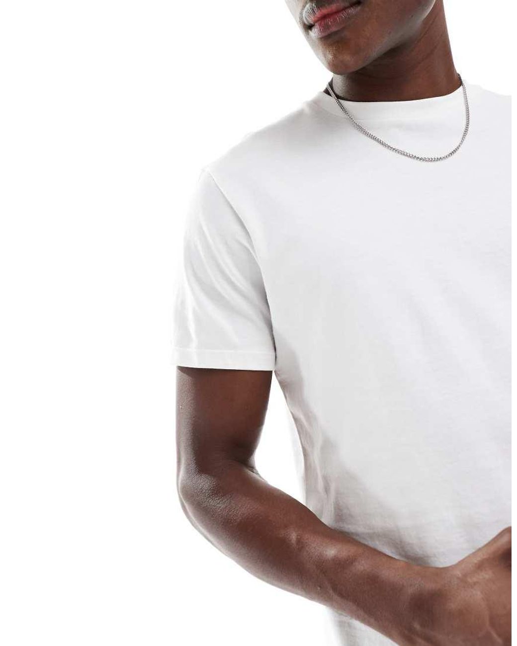 ASOS White Essentials Regular Fit T-Shirt for men