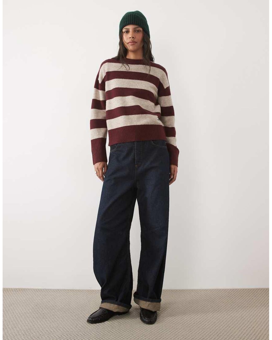 New Look Brown Crew Neck Jumper