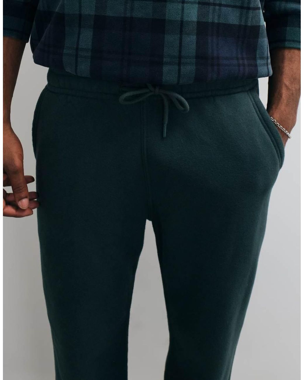 Abercrombie & Fitch Blue Straight Leg Joggers for men