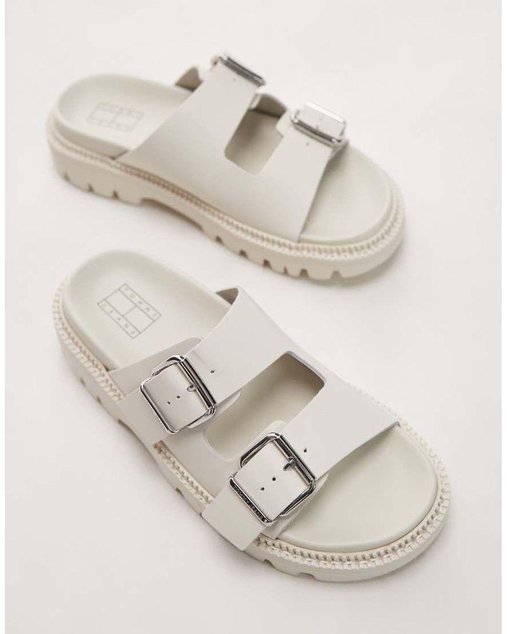 Tommy Hilfiger Multicolor Double Strap Buckle Sandal