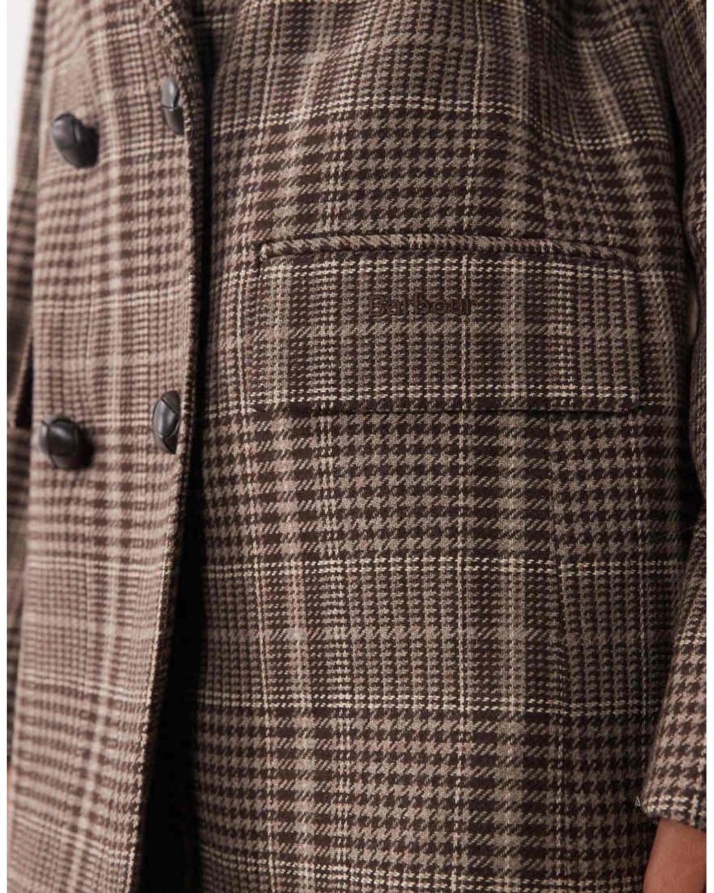 Barbour Brown Amryn Co-Ord Double Breasted Tailored Blazer