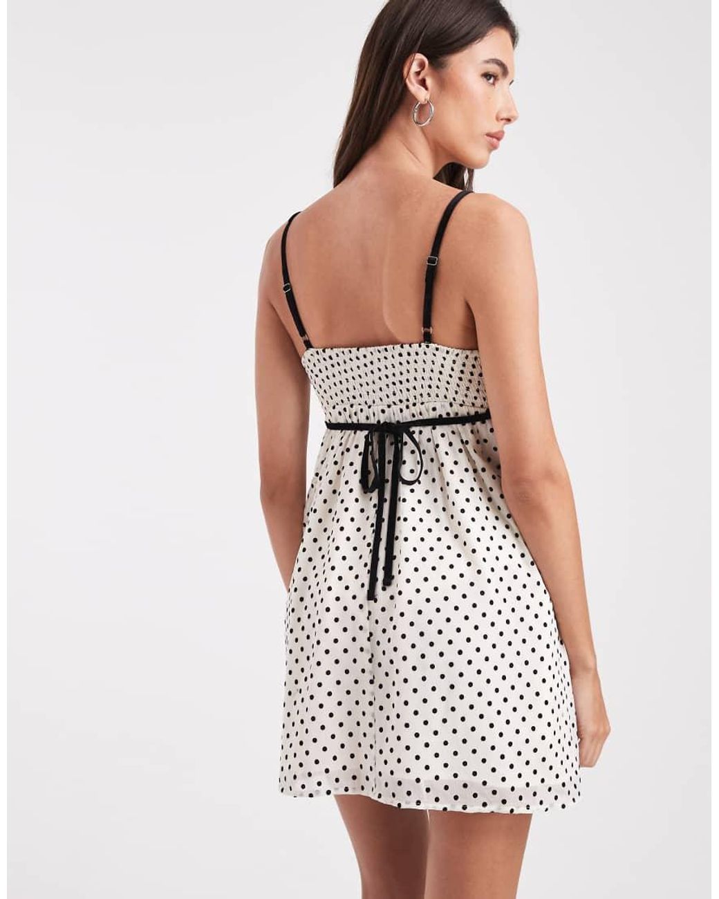 Hollister White Chiffon Baydoll Mini Dress