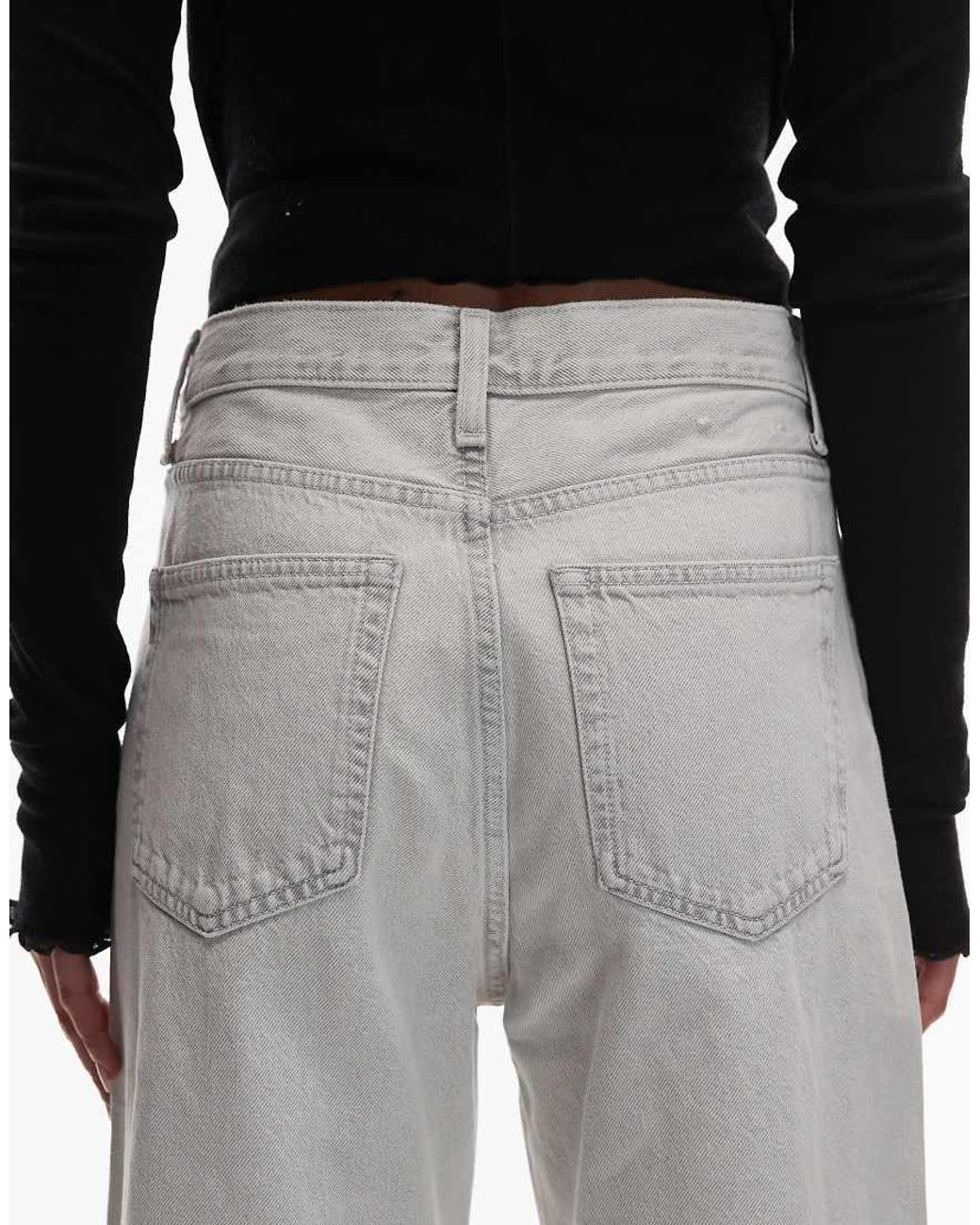 ARKET Black Lupine High Rise Wide Leg Jeans