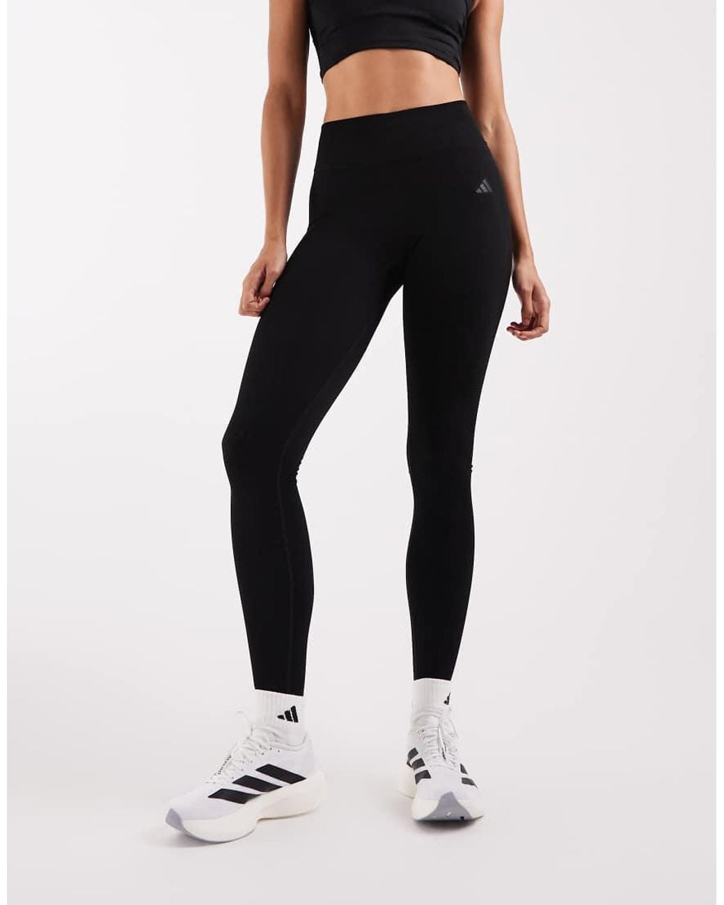 Adidas Originals Black Workout Essentials Knit Scrunch 7/8 Leggings