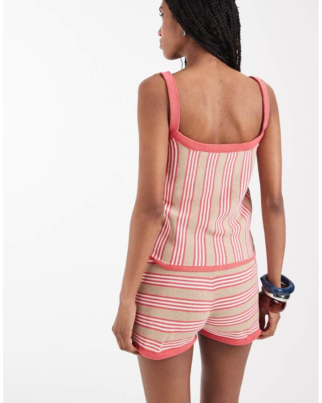 ASOS Pink Knitted Micro Short Co-ord