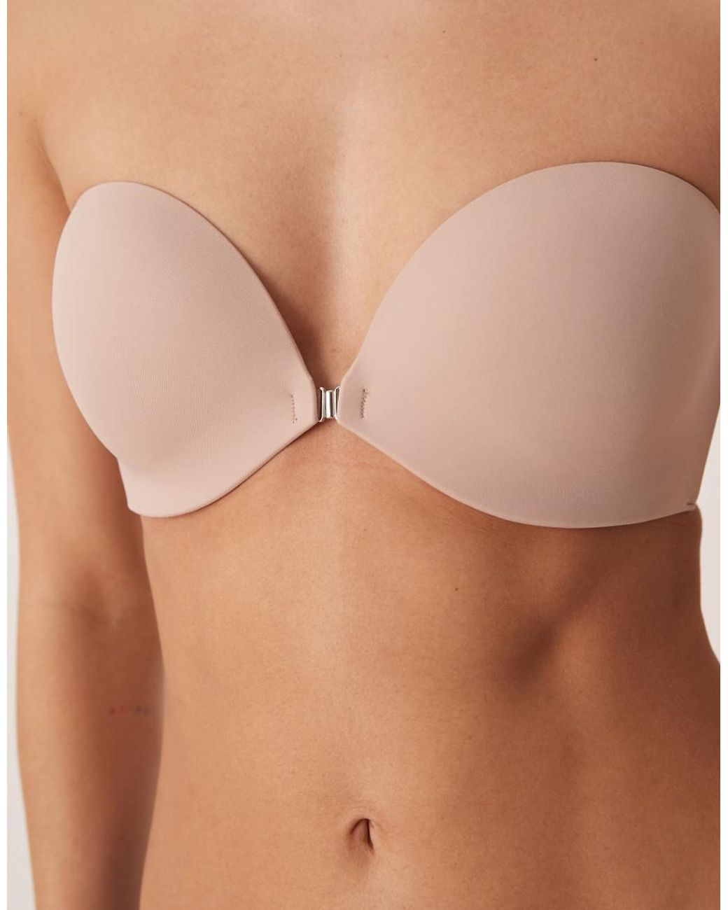Calvin Klein Natural Perfectly Fit Front Clasp Strapless Bra