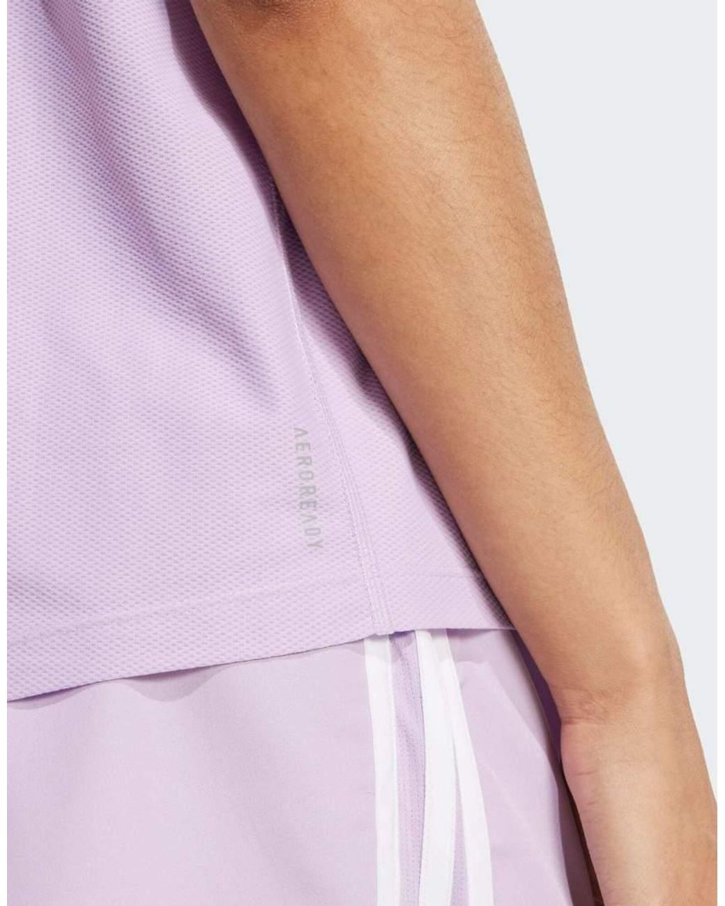 Adidas Originals Purple Adidas Running Own The Run Tee