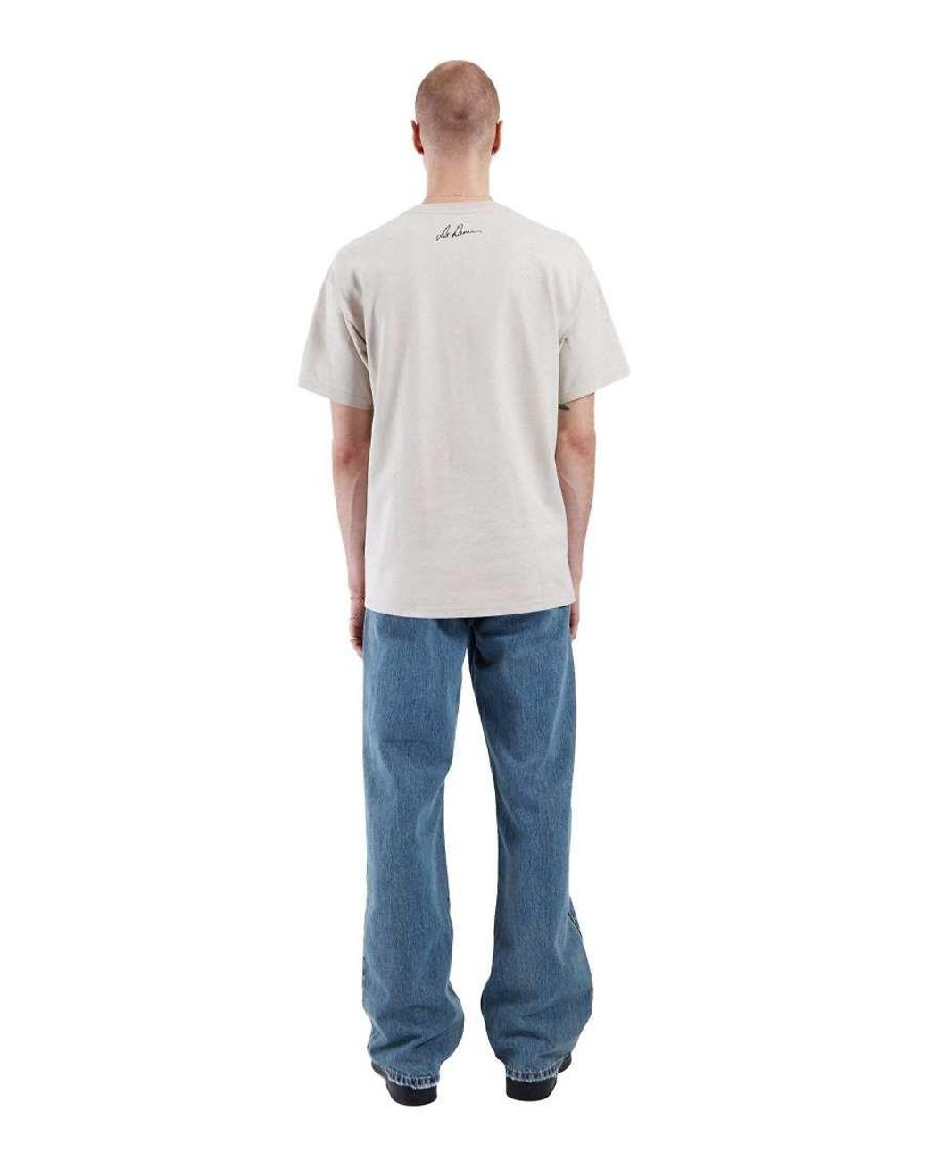 Dr. Denim Blue Trooper Relaxed Fit Graphic T-Shirt