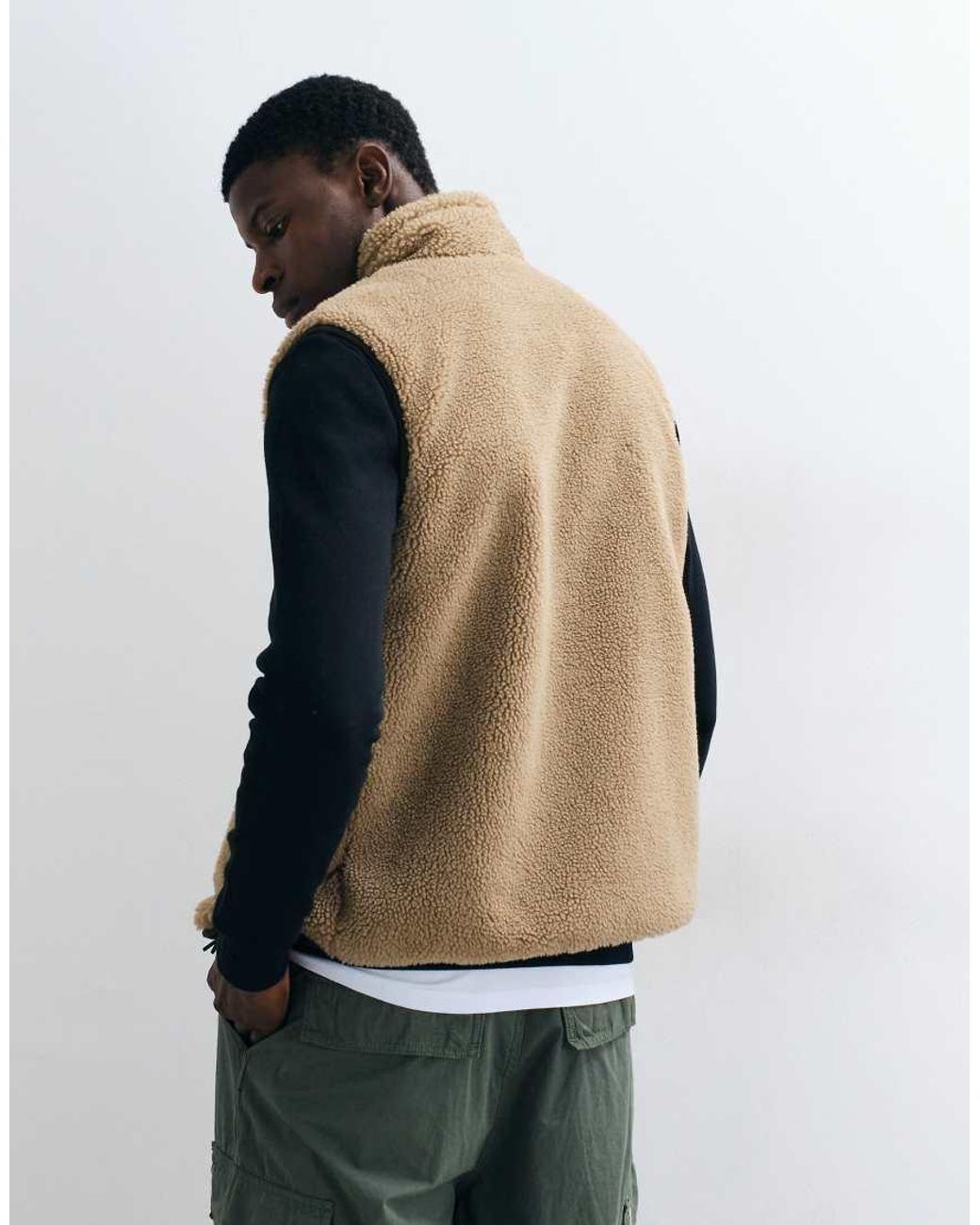 Napapijri Natural Fleece Vest for men