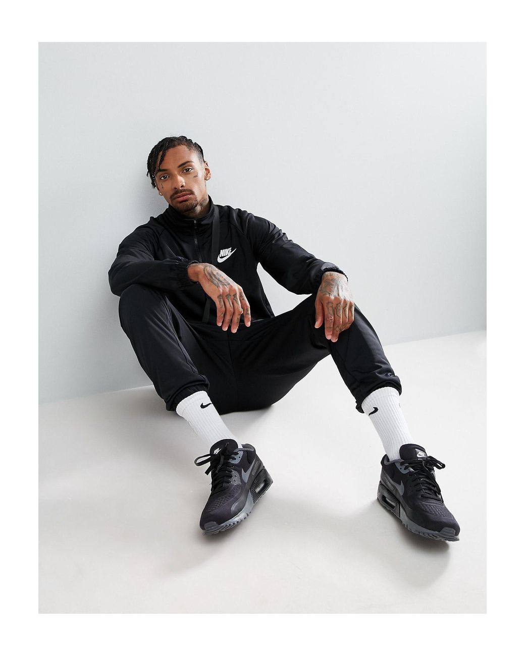 Costumes Drive out Fate Nike Polyknit Tracksuit Set in Black for Men | Lyst