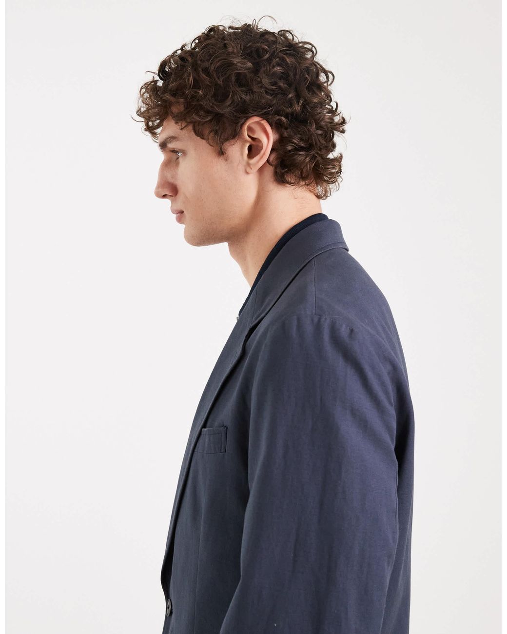 ASOS Blue Slim Suit Jacket for men
