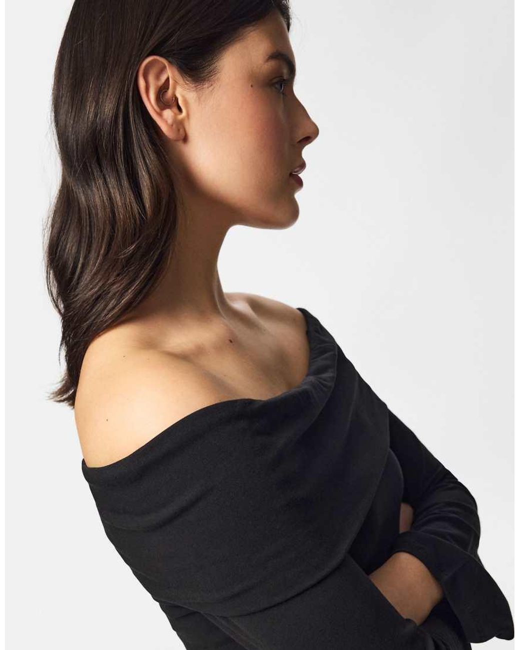 Pieces Blue Long Sleeved Top