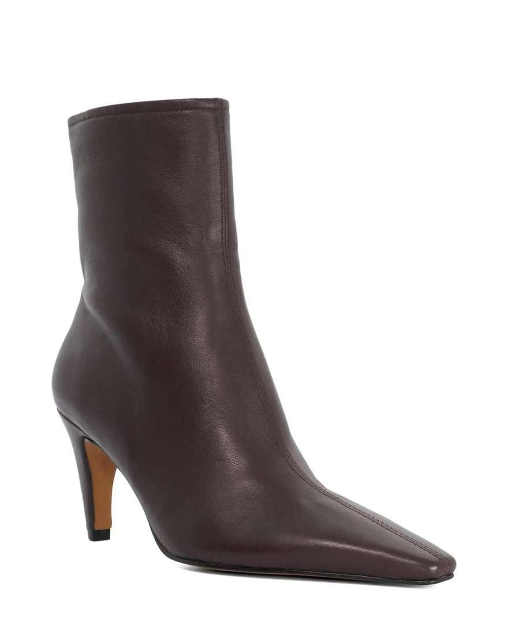 Dune Brown Overt Ankle Boots