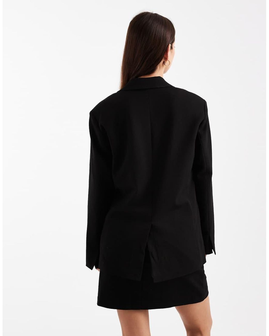 Object Black Boyfriend Fit Tailored Blazer Co-ord
