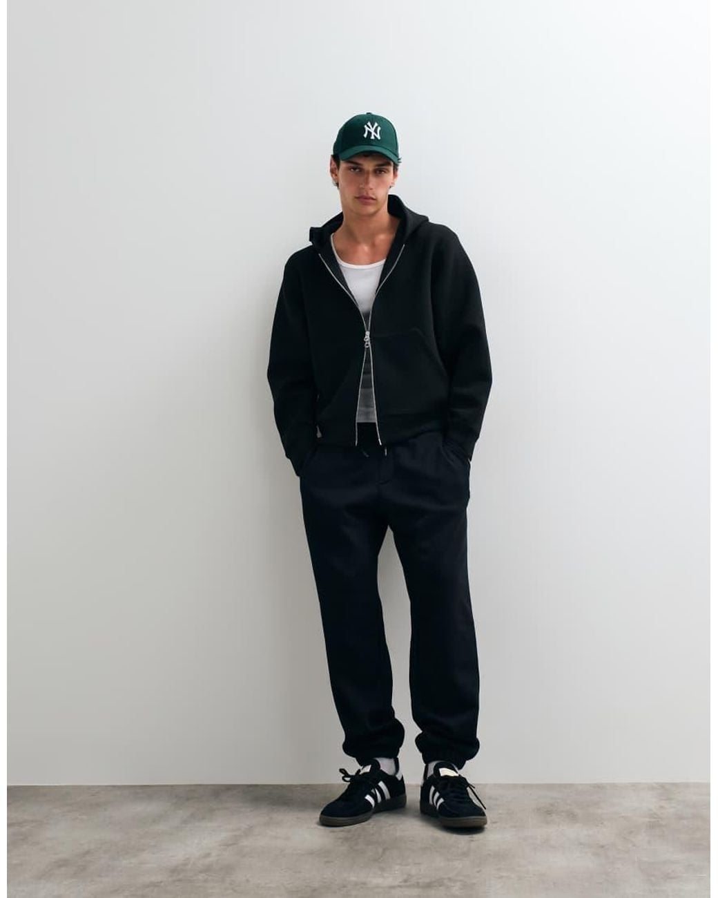 Jack & Jones Blue Wide Cuffed joggers for men