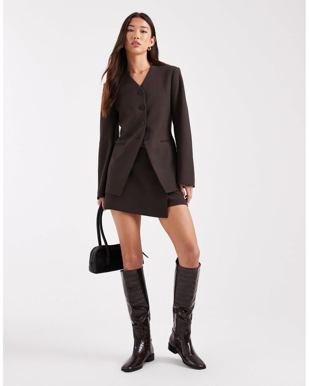 ONLY Black Structured Blazer Co-ord