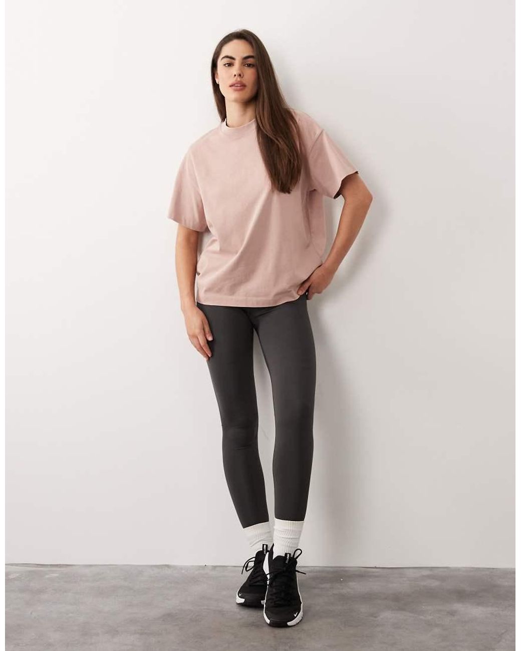 4505 Natural Icon Heavyweight Cotton Oversized T-shirt With Quick Dry Finish