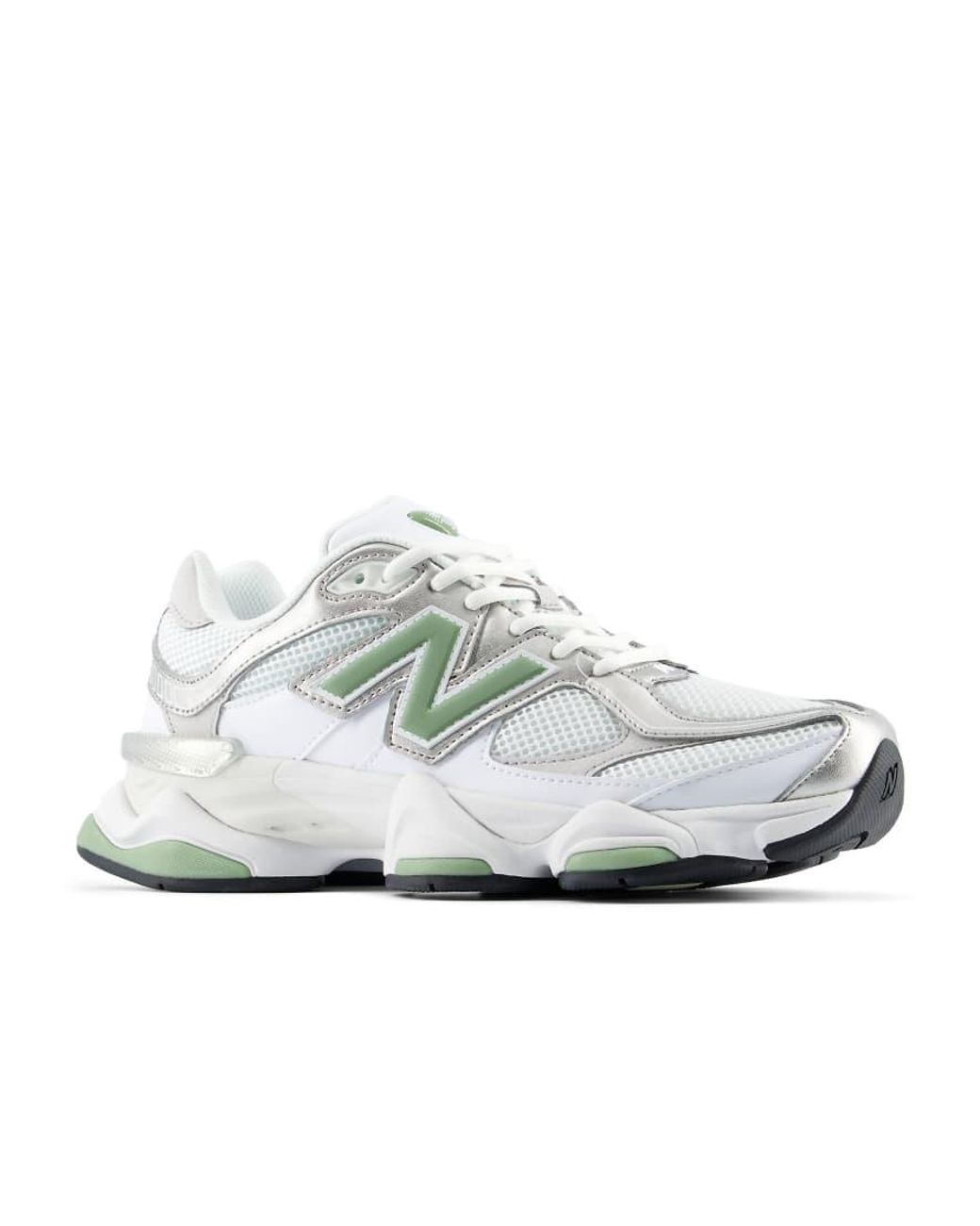 New Balance White 9060 Trainers