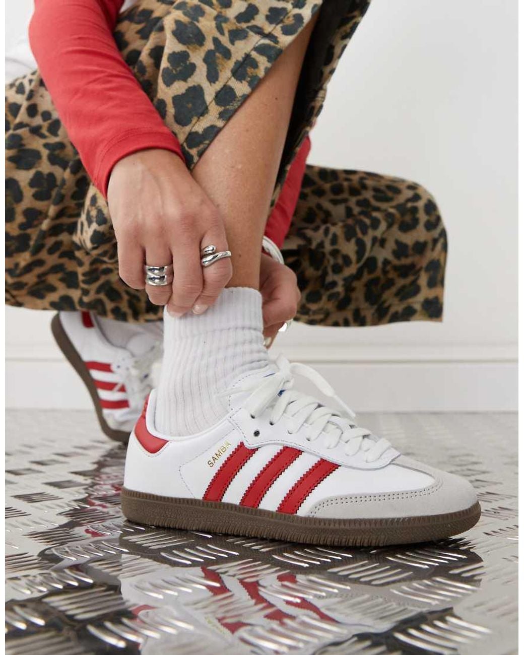 adidas gazelle silver green womens adidas Skateboarding Samba ADV Skate Shoes, White, 7.5