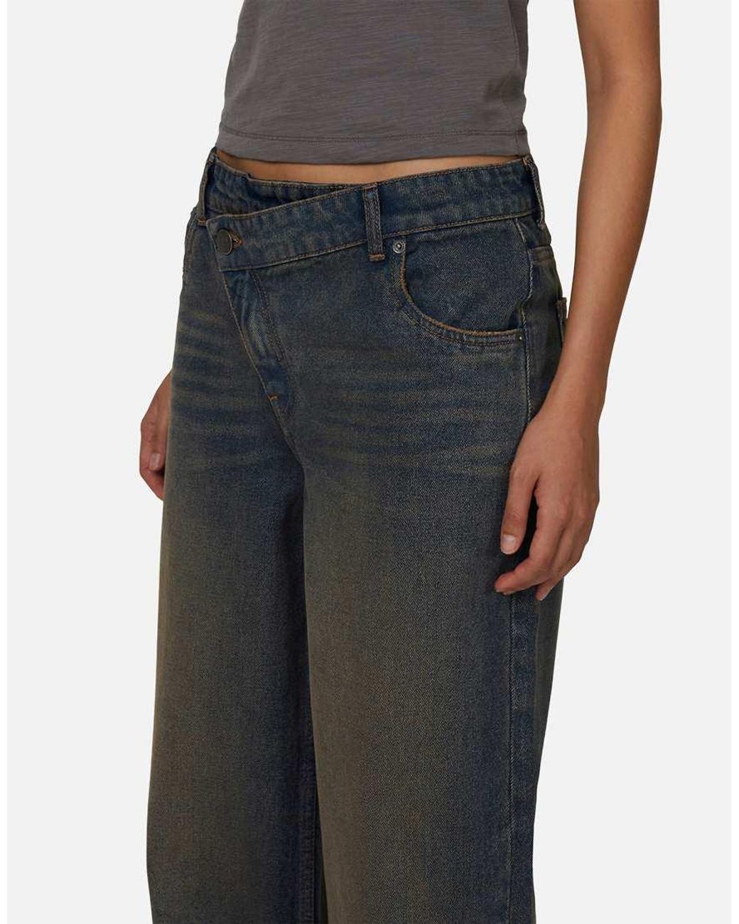 Good For Nothing Black Baggy Vintage Wash Denim Jeans