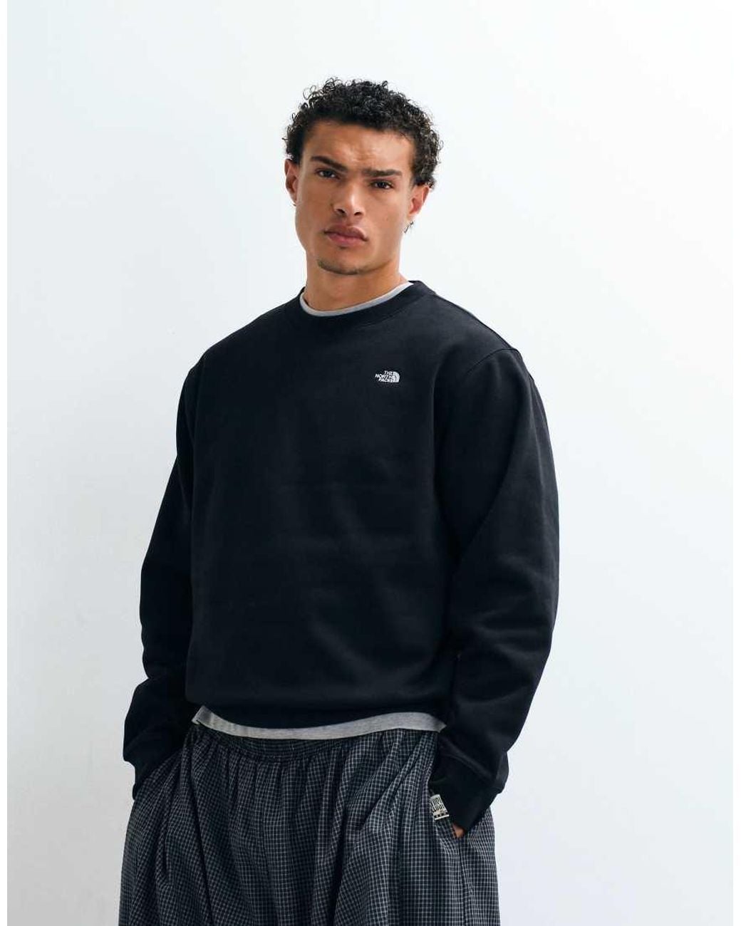 The North Face Blue Essential Simple Dome Relaxed Sweatshirt for men