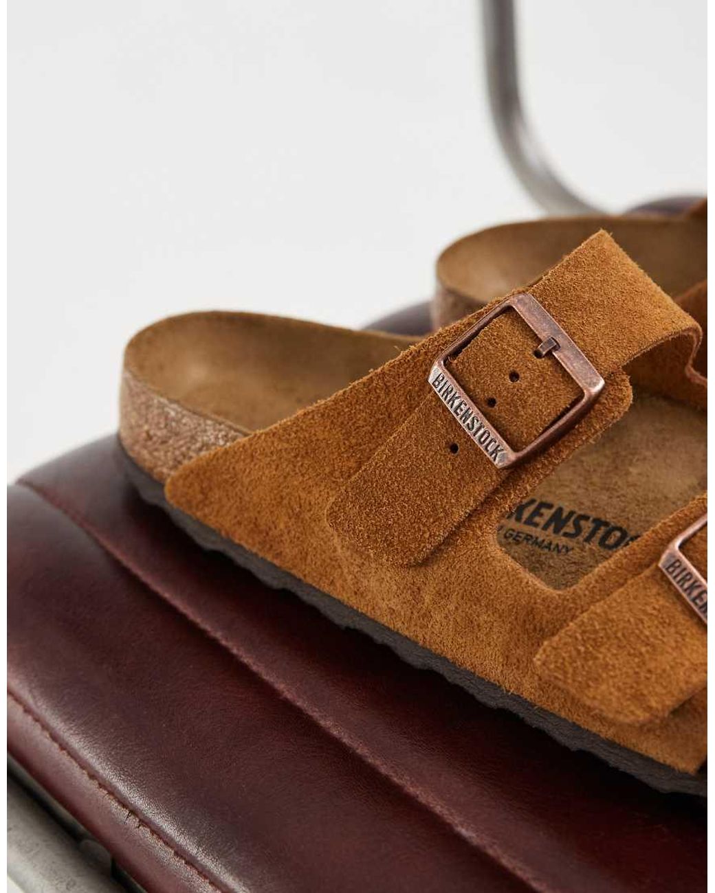 Birkenstock Brown Arizona Suede Sandals