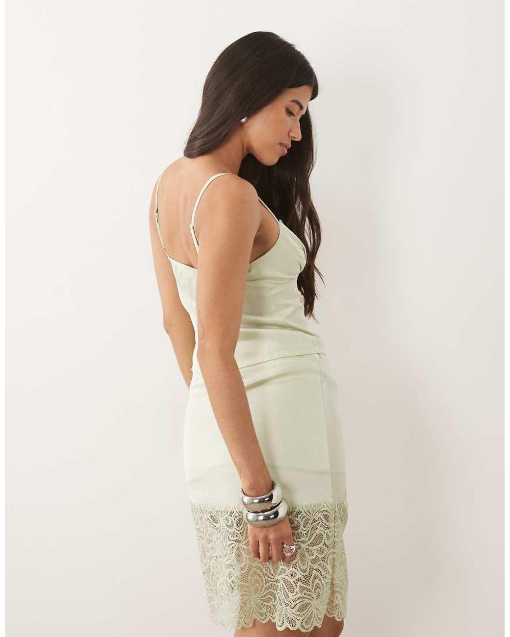 Motel Natural Chatura Satin Cami Top