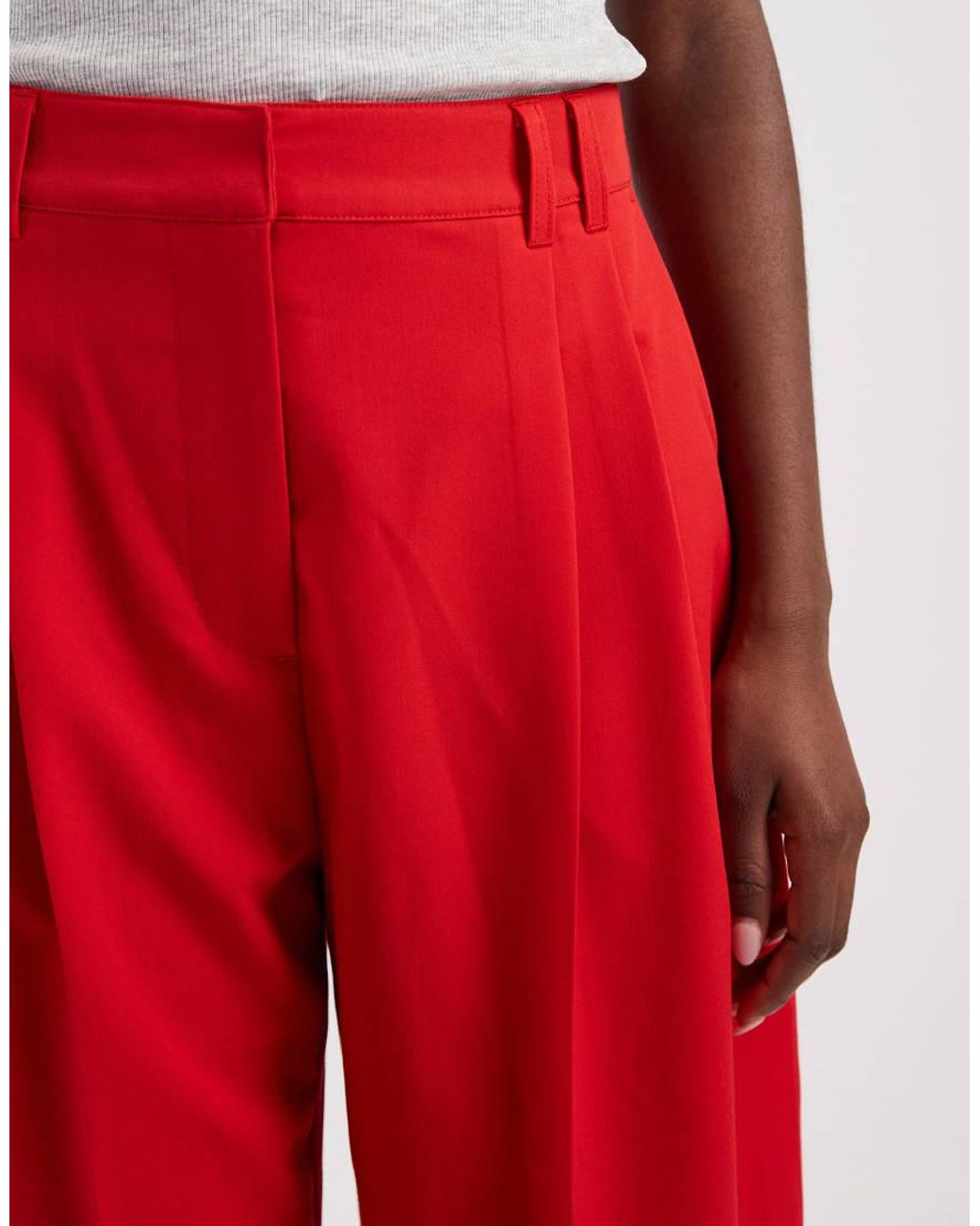 ASOS Red Tailo Tape Pants