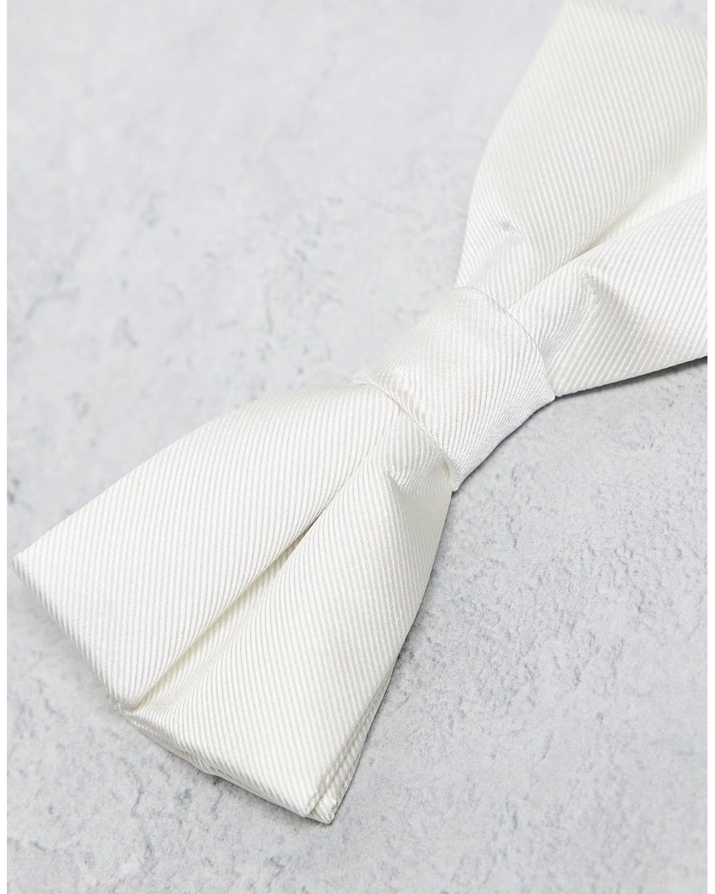 River Island Gray Bow Tie for men