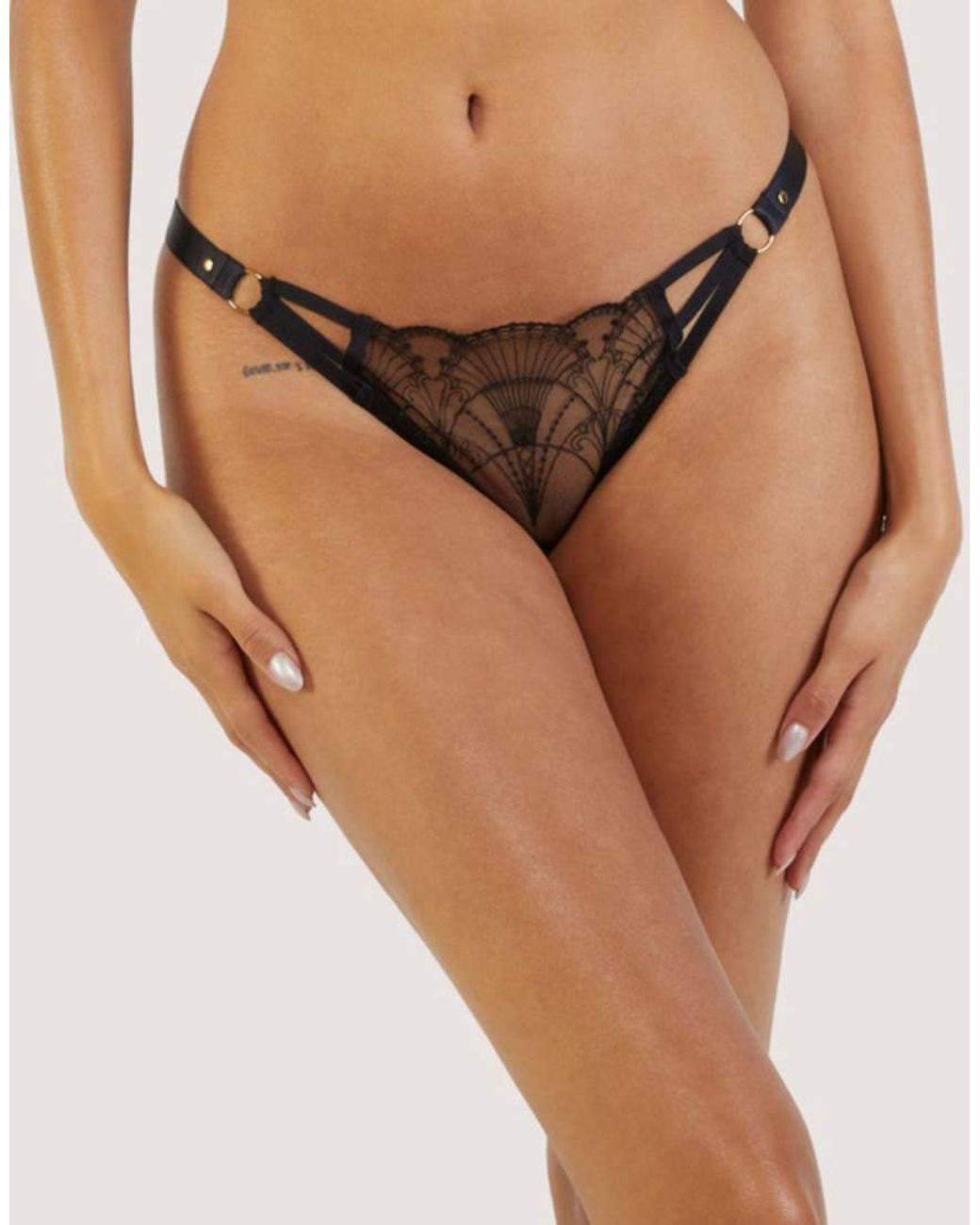 Playful Promises Brown Pippa Deco Embroidered Brief