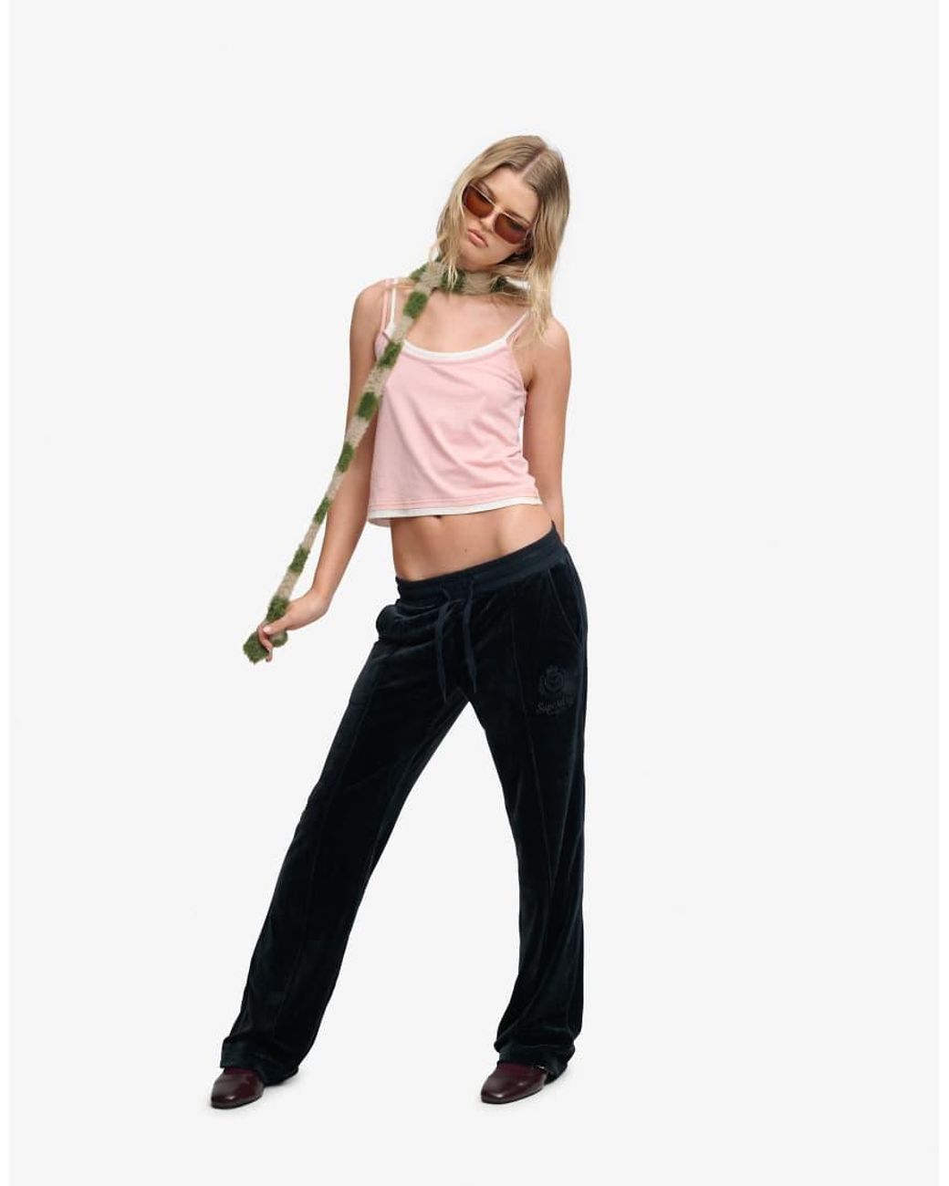 Bench x Superdry & Co Pink Fitted Cami Layer Vest