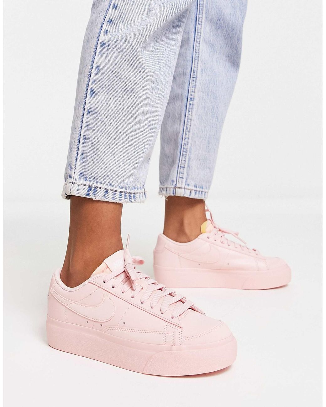 nike pink blazer