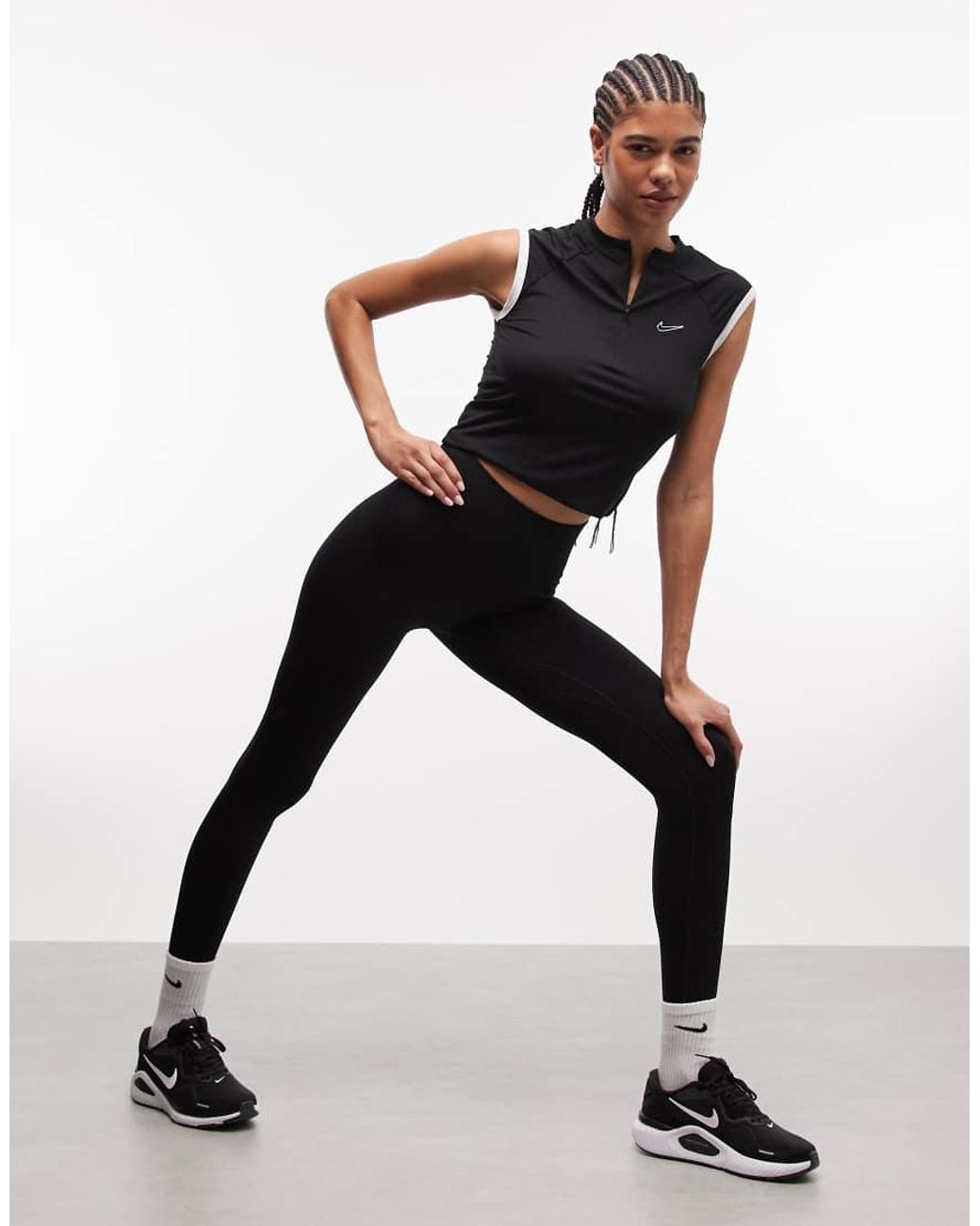 Nike Black Nike Pro Training Dri-fit Seamless 7/8 legging