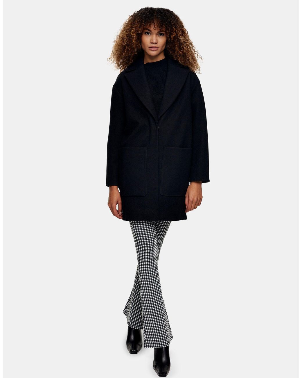 black tailored coats