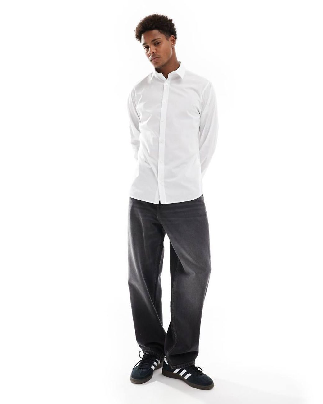 JJ Rebel White Smart Shirt for men