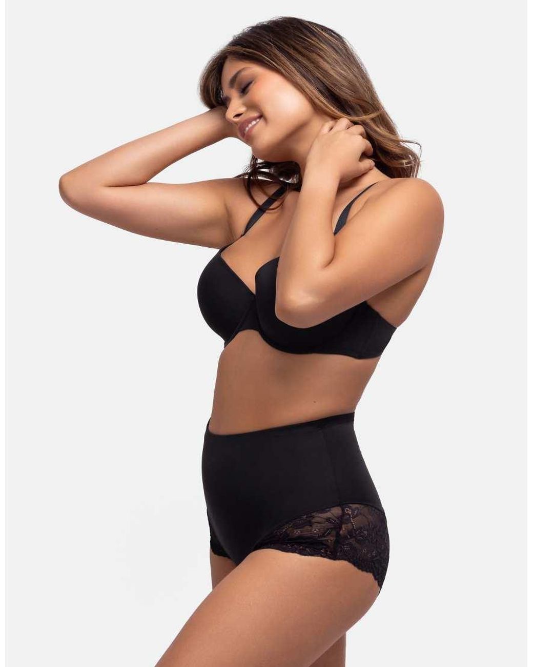 DORINA Black Brigitte Mid Waist Brief