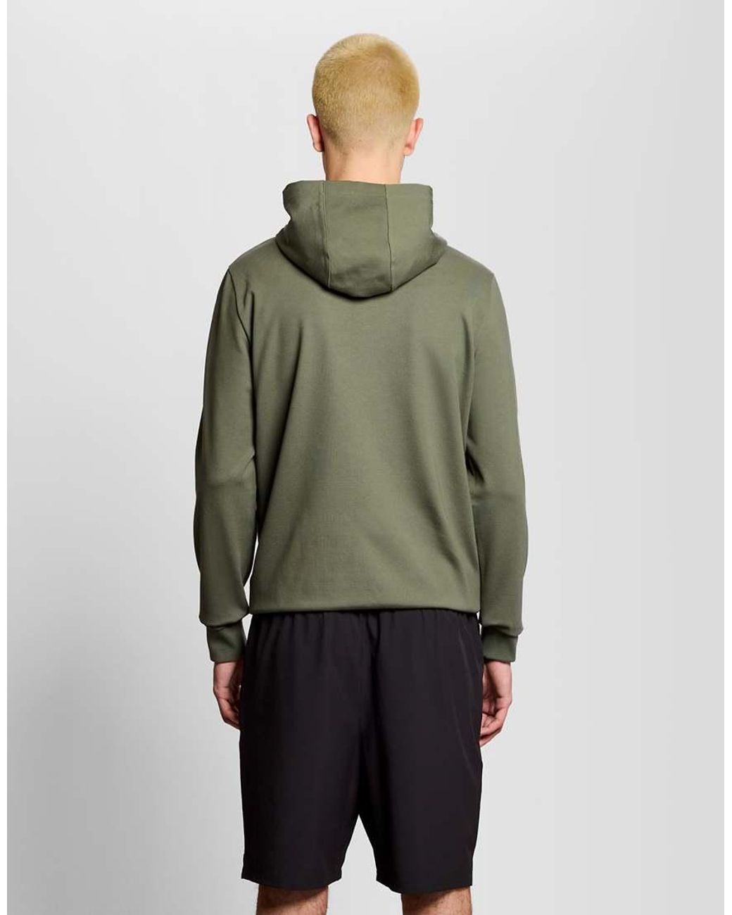 Lyle & Scott Green Sports Lightweight Hoodie for men