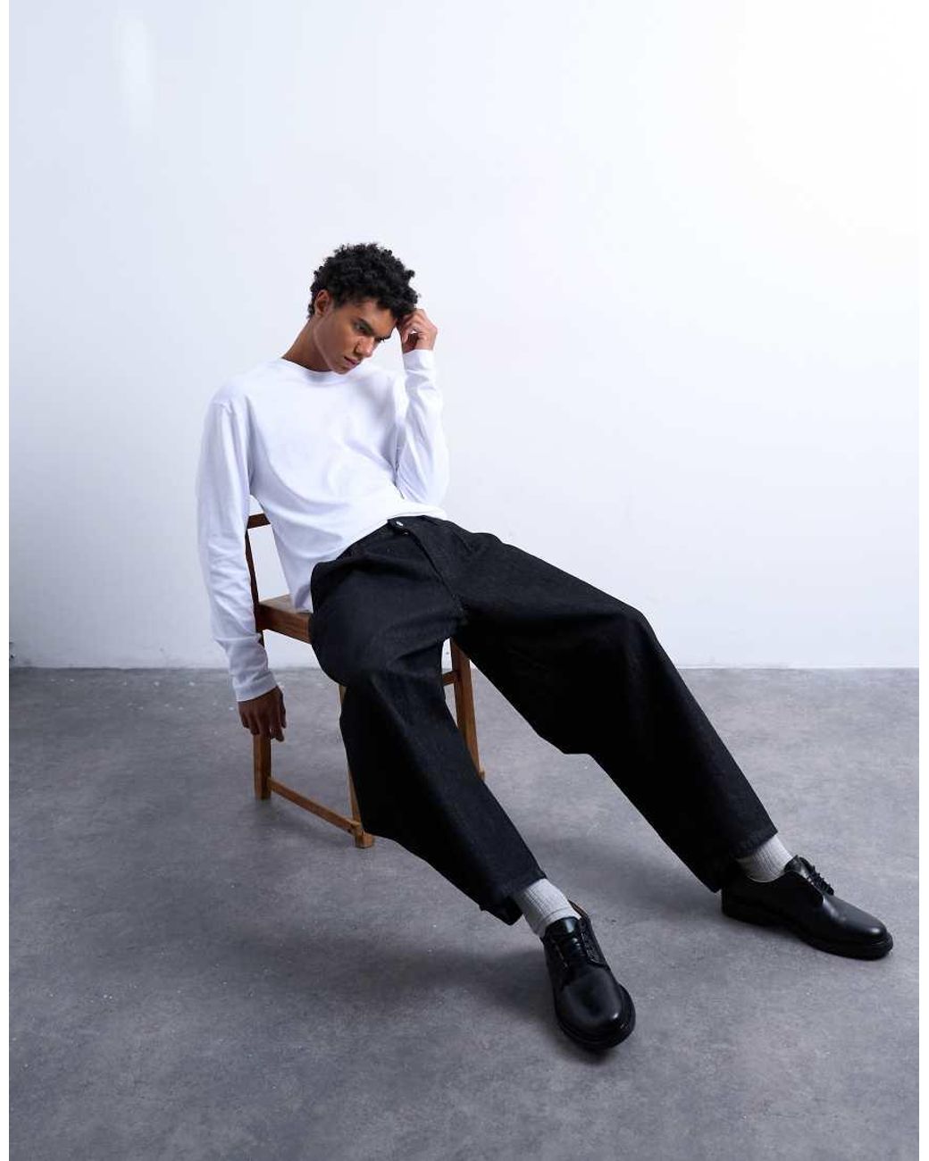 Barrel di Topman in White da Uomo