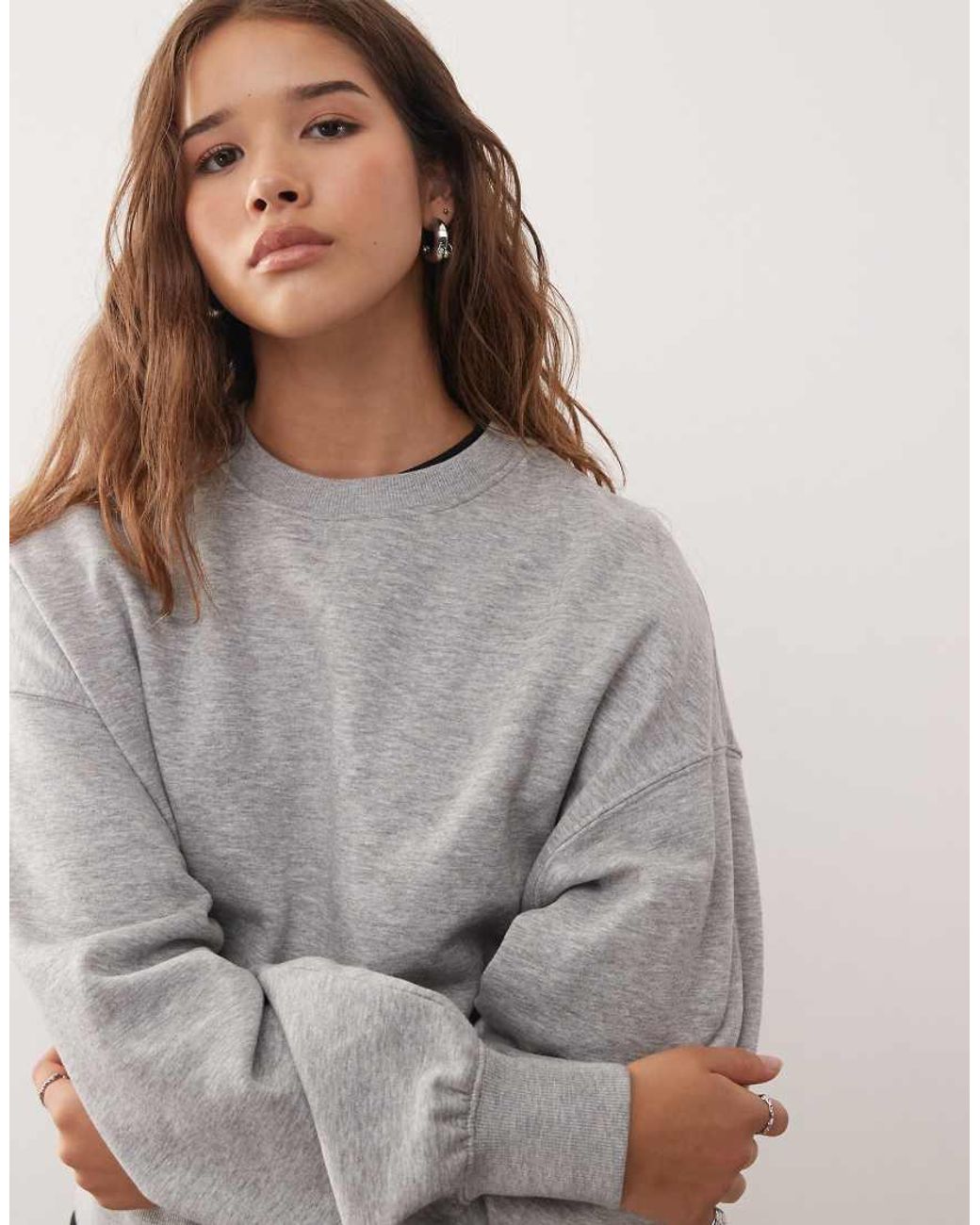 Weekday Gray Standard Fit Sweatshirt